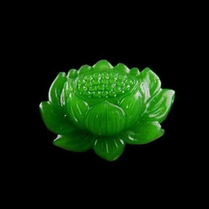 High-Quality Imitation Hetian Jade Jasper Spinach Green Outer Mongolia Material Pendant Jade Jewelry Pendant for Sales Opening Gift Live Broadcast Model