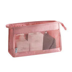 Travel set [triangular bag] pink