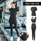 Black [short-sleeved] three-piece set---crazy sale / M