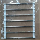 Wardrobe stacking and hanging, essential for storage / [7 poles - can hang 6 pieces] upgraded and thickened, bagged version