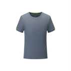 round neck checkered quick-dry gray / S