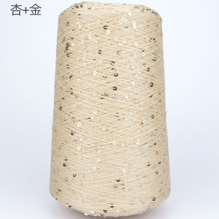 Silk Joy/Tencel Iridescent Sequin Hand-Knitted Yarn Ball Colorful Tencel Sequin Yarn Wholesale 500g