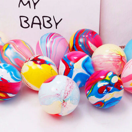 Wholesale Agate Balloons 10inch 12inch Thickened Colorful Cloud Latex Marble Pattern Birthday Party Decoration Wedding