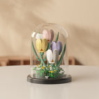 M3123-tulip [with transparent cover + ordinary base]