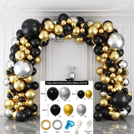 Cross-border Amazon Balloon Chain Arch suit New Birthday Decoration Wedding Room Wedding Balloon Scene Decoration Wholesale
