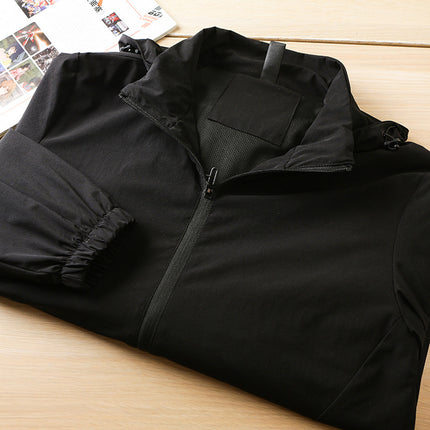 Online Shop Hot Selling Stretch Outdoor Sports Jacket Men's Autumn Removable Hat Casual Clothes Men's Jacket 88601