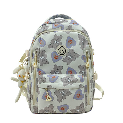 Student Schoolbag Japanese Style Simple Korean Style Backpack for Middle School Students and College Students Girls Cute Casual All-match Backpack