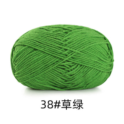 5 strands of combed cotton milk cotton wool ball acridine puppet excellent factory wholesale hand-woven crochet doll diy material