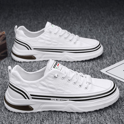 2026 Summer Youth Casual Student Sneakers Low-Top Slip-On Casual Shoes Canvas White Shoes Breathable