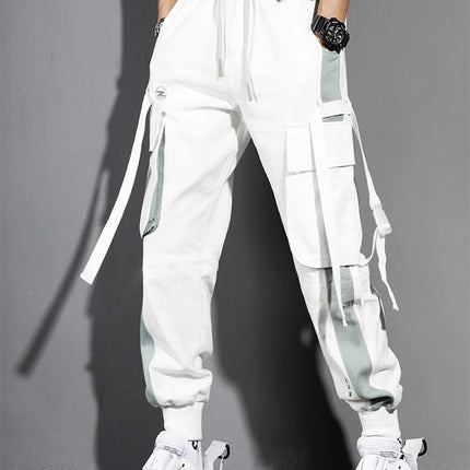 Short-Sleeved T-Shirt Men's Summer Thin Casual Trendy Long Pants Sports Suit Men's Set Loose Half-Sleeved T-Shirt