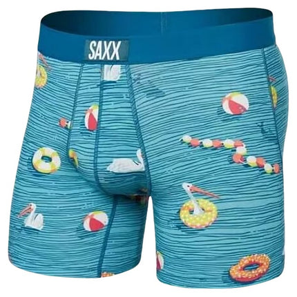 Saxx Men's Underwear Printed Modal Stereo Mesh Bag Slim Fit Soft Elastic Quick-Drying Close-Fitting Boxer Shorts for Men