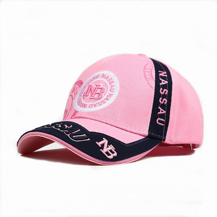 Men's baseball cap 3D embroidered peaked cap hat female outdoor sun hat sun protection hat Amazon cross-border hot sale