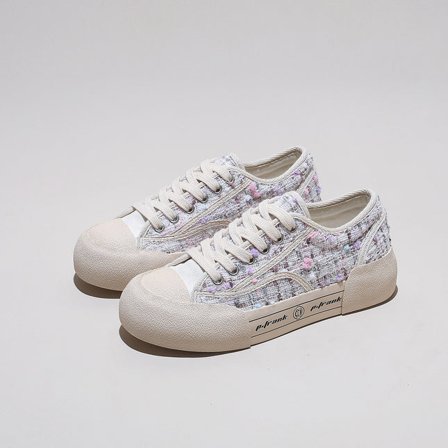 Paul Frank/Big Mouth Monkey Canvas Shoes Women's Versatile Comfortable Fashion Shoes Casual Sports Sneakers Ball Shoes