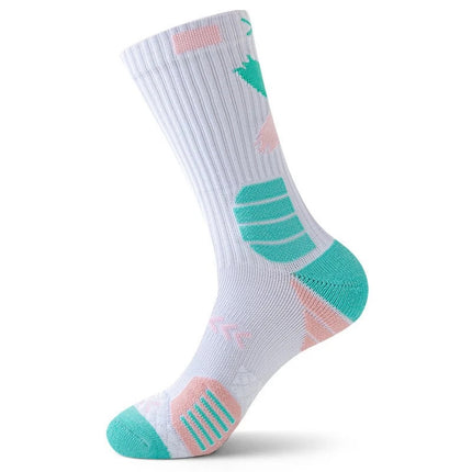 Professional Sports Socks Basketball Socks Men's Mid-Calf High-Top Towel Bottom Thickeneded Non-Slip Wear-Resistant Fitness Running Zhuji Socks