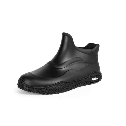 One Piece Free Shipping Export Fashion Fishing Men's Waterproof Non-Slip Shoes Kitchen Car Washing Work Low-Cut Short Rain Boots