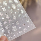 Standard / Silver sparkling christmas 4679 (crystal diamond)