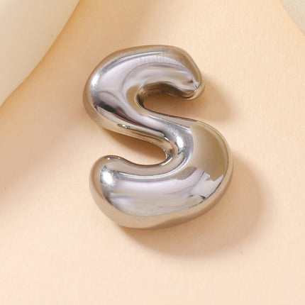Pendant Single Pendant European and American Fashion Stainless Steel Jewelry Mini Bubble English Letter Pendant DIY Accessories Jewelry