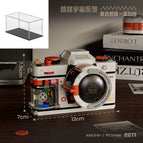 2211 retro camera-vibrant orange + dust cover