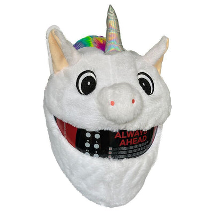 Cross-Border Motorcycle Funny Plush Hood Cute Street Plush Hood Protective Helmet Hood Cartoon