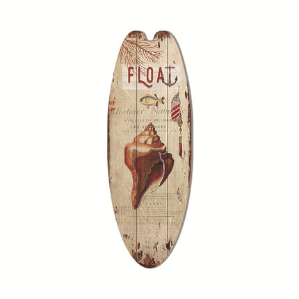 Cross-Border Surfboard Pendant Beach Leisure Wall Decoration Wooden Brand Hawaiian Party Supplies Scene Layout