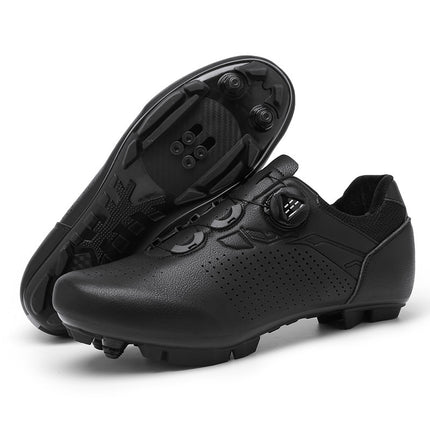 Bicycle Shoes, Cycling Shoes, Men's and Women's Road Bike Lock Shoes, Mountain Bike Assist Shoes, Hard-Soled, Lightweight, Breathable, Outdoor