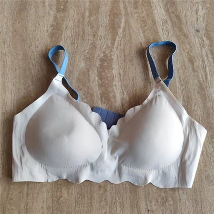 Crystal Jelly Bra Gather Sexy Seamless No Steel Ring Internet Celebrity Shake Tone Little Red Book Fast Hand Underwear Factory Direct Supply