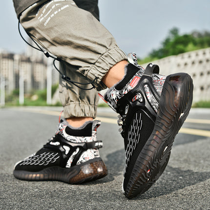 Cross-Border Men's Shoes Winter 2025 New Style Fleece-Lined Warm Cotton Shoes Trendy Versatile Running Sports Casual Dad Shoes