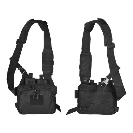 Outdoor Multifunctional Tactical Crossbody Bag, Sports Shoulder Bag, Water-Repellent Military Fan Multifunctional Magazine Pistol Storage Bag