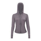 Light gray df hooded jacket / 2/s code