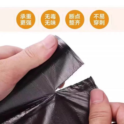 Garbage bags thickened and not easy to break disposable household flat-mouth thick garbage sorting plastic bags wholesale new materials
