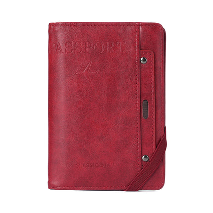 2025 New Storage Vaccine Card Holder Id Pu Passport Multifunctional Protective Cover Overseas Travel Passport Bag Wholesale