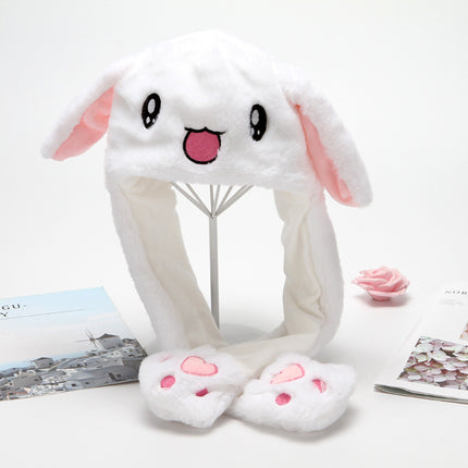 Factory direct tremolo hat ears will move cute rabbit hat net red dancing music airbag cap a generation of hair