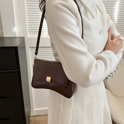 Bags for Women 2025 New Summer Single Shoulder Crossbody Bag Simple Casual Armpit Baguette Bag Fashion Versatile Small Square Bag