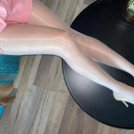 wine red horse oil socks plus size foreign trade hot horse oil socks oil bright smooth pantyhose 5d silky bright silk translucent surface