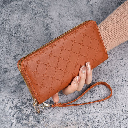 Factory New Wallet Korean Style Cute Long Coin Purse Large Capacity Women Multi Card Zipper Handheld Mobile Phone Bag for Women