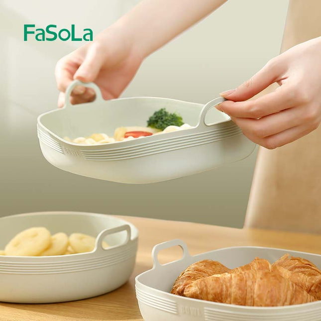 FaSoLa Baking Air Fryer Silicone Baking Pan Household Oven Special Pad Barbecue Plate Cake Baking Silicone Pad