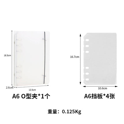 Ins Internet Celebrity Wearing Armor Loose-leaf Storage Book Nail Art Style Collection This Display Book PP Strap Frosted Sample Book