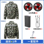 Camouflage+12vdc-2 fan accessories+2w power bank / S