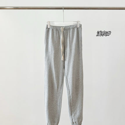 Popular Spring New Dopamine Color Sweatpants Solid Color Versatile Casual Slimming Terry Women's Sports Pants