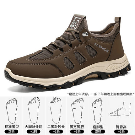 sneaker Men's Spring New Breathable Travel Shoes for Middle-aged and Elderly Outdoor Mountaineering Shoes Lightweight and Comfortable Men's Shoes