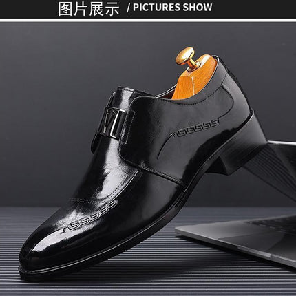 Men's Shoes 2025 New Business Casual Shoes Breathable Lightweight British Style Leather Shoes