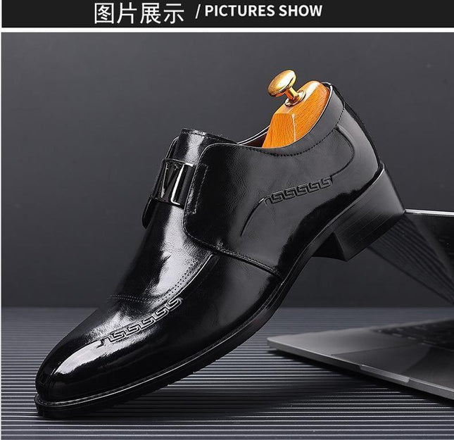 Men's Shoes 2025 New Business Casual Shoes Breathable Lightweight British Style Leather Shoes
