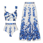 Split long skirt suit / S