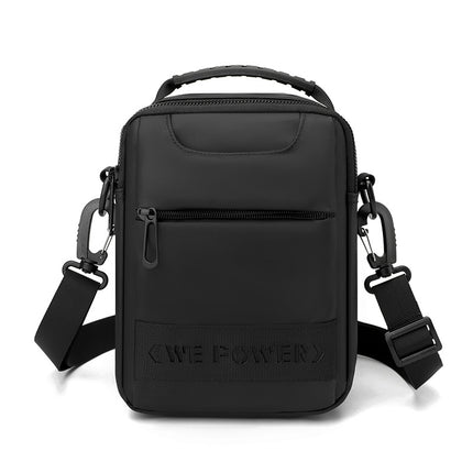 Wepower New Simple Men's Small Bag Fashionable Crossbody Bag Wearing Belt Hanging Bag Portable Shoulder Carry-on Bag