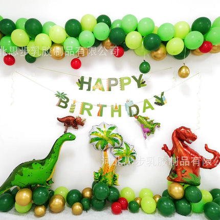 Cross-border Amazon new hot Jurassic theme dinosaur balloon team decoration a generation of balloon suit