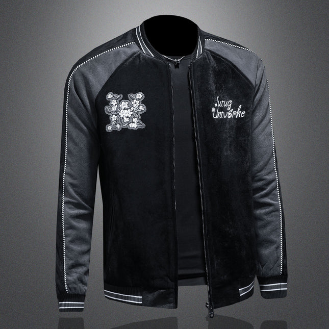 Men's European Autumn New Light Luxury Men's Tops and Jackets Fashion Trendy Casual Versatile Jackets