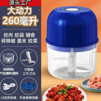 Electric garlic press [pp blue clover]
