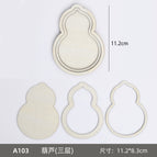 [gourd] three-layer wooden frame