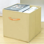 (wooden handle) khaki without cover / Large size (28*28*28cm)