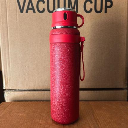 New Large-Capacity Straw Insulated Cup, Outdoor Portable Vacuum Double-Drink Cup, Household Double-Layer 316 Stainless Steel Water Cup